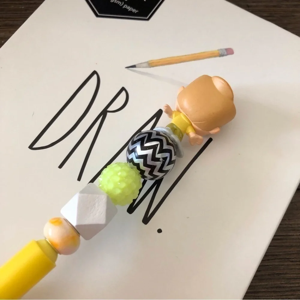 Disney Doorables: The Incredibles: Dash handmade beaded pen